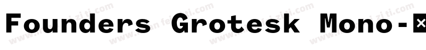Founders Grotesk Mono字体转换